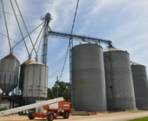 Structural engineering damage assessment agricultural grain bins and elevators, Lindenwood, IL - Highland Engineering